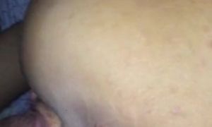 'Wife's pussy farting while being fucked from behind'