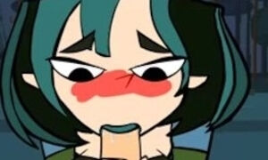 Gwen Sucky-sucky by RedLady2K