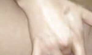 My GF plays with her pussy