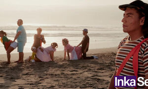 Hot Acapulco step-family tradition. Wild orgy by the beach