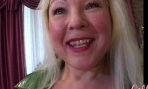 'Huge Boobed Granny Penny Takes Cock And Dildo Until She Has Intense Orgasm!'