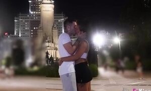 'Amazing public fun with sexy mommy Natali Quinn. Madrid won't be the same again!'