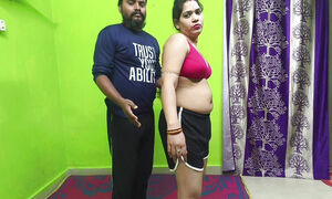 The Yoga Master Fucking Me Hard When I Was Work Out In The Morning Time