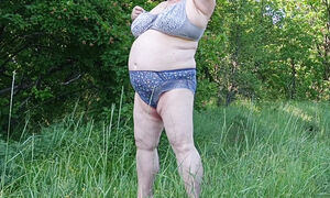 a friend undressed in the park and staged a public pissing