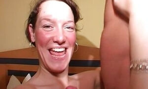 Horny husbands lend their wives to other men to watch them enjoy while fucking Vol 2