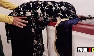 Stepmom Stuck In The Washing Machine Turn Into Hard Fucking by Stepson