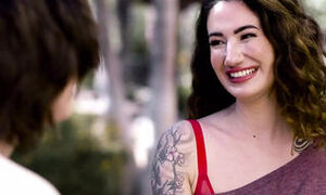 Modern-day Sins - Lesbians Arabelle Raphael and Casey Calver Seduce Ex BF for Cum Swapping 3-way