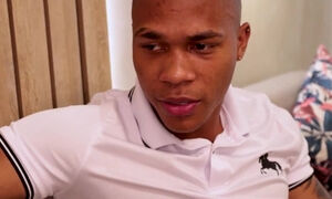 A busty maid insists on a threesome with a MILF blonde and a BBC dude!