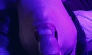 Ravin Banks Horny Hot Steamy Cumshot Facial Cum on Face and Mouth BJ Hubby Banks Jerk Off Big Cock