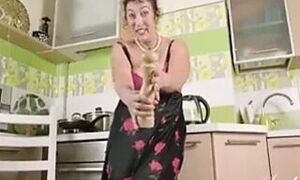 Mischievous Grandma has Joy in the Kitchen