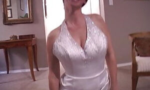 Pregnant MILF really wants that wedding dress