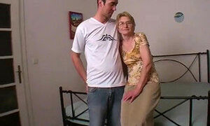 Horny Grandma Gets Fucked