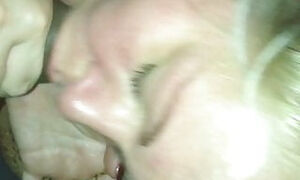 Mature sucking young dick