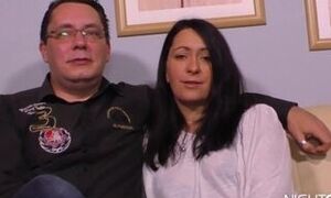 40er COUGAR Paar bumst beim PornoCasting