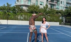 Jason Luv Coaches Big Tits MILF Piper Press On Tennis Lessons Cream Pie