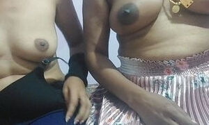Tamil akka teach thangachi to self sex