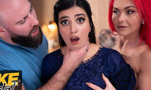 Fake Hostel - Shy Pakistani sister has sexual awakening in exciting threesome with British couple
