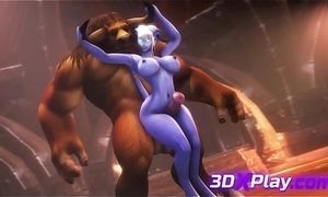 Fleshy DRAENEI FROM PREMIUM GAME touches HER A twat ON TAUREN boner