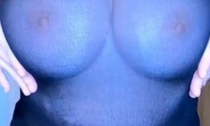 Huge Tits in Mesh Lingerie