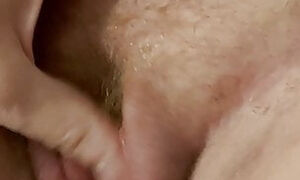 Rubbing my clit and making me cum