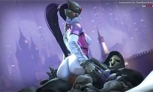 Overwatch Widowmaker railing Reaper snapchat