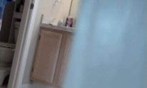 Caught spying on stepmom getting out of the shower (teaser)