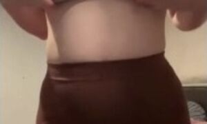 Stripping And Showing Off My Sexy Pregnant Body