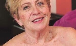 Lush grannie boned after fumbling her titties