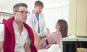 Tru Kait, Michael Fly And Tommy Woods - Sizzling Brunette Gets Fucked With Her Panties On