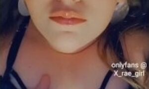 Compilation 2 sexy chubby blonde bbw in lingerie teases her small tits then fingers fat pussy