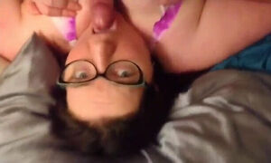 POV Titfuck  - slutty wife in sexy sports bra