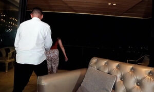 Horny Big Tit MILF Jean Paul Fulfills Fantasy Sucking And Rides Big Cock