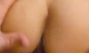 My asian wife pisses on my cock