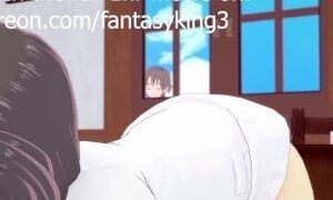 Shinmai Maou NTR Testament  Part 3  Promo of Mio Naruse and Chisato Hasegawa Love traingle Hentai