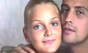 Russian actress Ekaterina Melnik, home movie