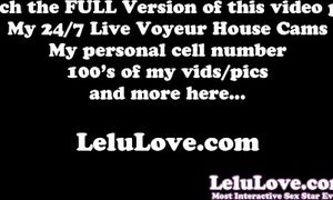 'Behind the scenes blooper & sex clips, closeup spreads, virtual facesitting, topless dick ratings from 2 to 8.5 - Lelu Love'