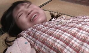 JAPANESE TEEN GETS A PUSSY CUMSHOT AFTER A HARD FUCK