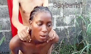 Adaobi Caught Pissing In A Farm Land And Got Her Pussy Punished By Areaboy Bbc