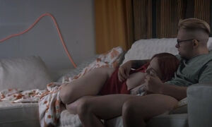 Russian MILF Stepmom Gives in to Her Insolent Stepson's Audacity