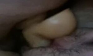 Noisy Pussy turns sloppy with double vaginal penetration