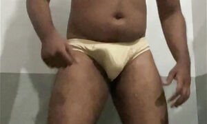 Rich daddy yellow underwear Jock and Big balls