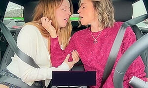 And Nadia Foxx Take On Another Drive Thru With The Lushs On Full Blast!
