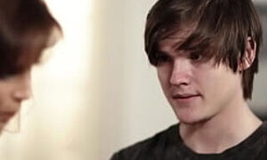 Busty milf stepmom rides stepsons cock