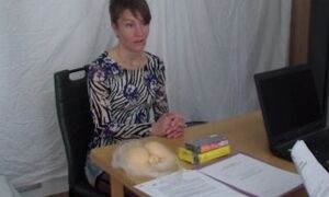 Complete sexual medical examination of a young sexy woman - part 1
