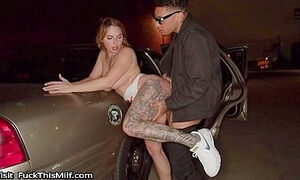 Brandy Renee - Outdoor Threesome Double Creampied