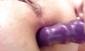 Closeup anal penetration