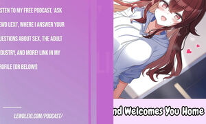 Your Frisky Girlfriend Welcomes You Home! - Erotic Audio For Men