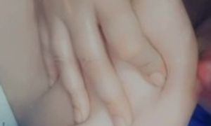 Sucking my own tits and fingering my pussy & ass!